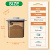 Formula Container, 1700Ml/730g Airtight Formula Dispenser, One Button Handy Pop