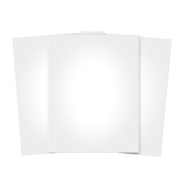 Single Sided Heavyweight Glossy Cardstock Size 8 1/2" x 11" - Pack of 50 Sheets