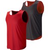 Liberty Pro Men's Lightweight Reversible Rec Tanks, Mesh Basketball Jerseys