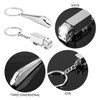 WUFGWBD 2 Pieces Car Keychains, Creative Keychains, Metal Keychains, Gift