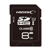 HIDISC HDSDH8GCL10UIJP3 SDHC Card, 8 GB Class 10 UHS-1 Compatible