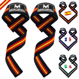 MERCURYAL Straps Gym - New Advanced Design from Spain - Lifting Straps - Powerlifting - Gym Grips, Dead Weight, Fitness Handles, Fitness Accessories for Men and Women