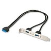 LINDY 2 Port USB 3.0 PC Back Plate