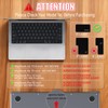 Bestac Ultra Thin Clear Keyboard Cover, Compatible with 2021-2025 M1/M2/M3/M4/M5