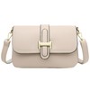 FSD.WG Women's Shoulder Bag, Leather, Outdoor, Fashion, 4 Colors, Khaki