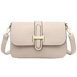 FSD.WG Women's Shoulder Bag, Leather, Outdoor, Fashion, 4 Colors, Khaki