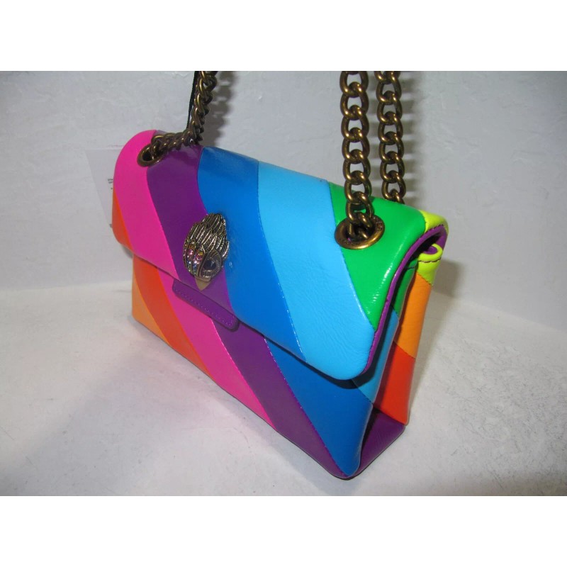 Kurt Geiger London Striped Kensington Mini Crossbody Bag Multicolored NWT