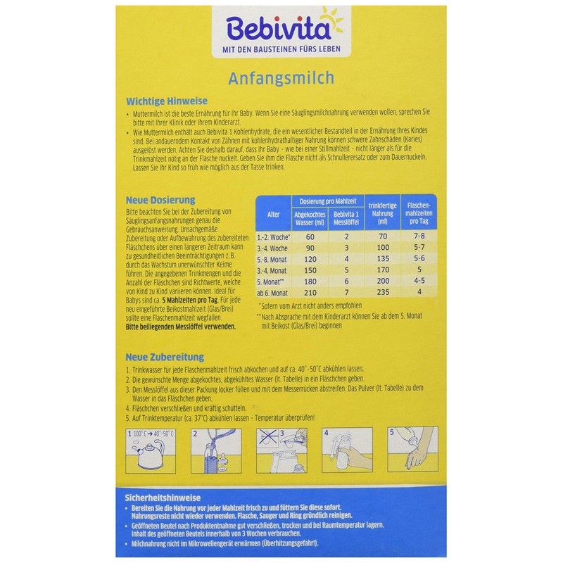 Bebivita Initial Milk – Children's Milk with Omega 3, 500