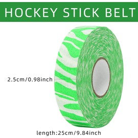 EULAPGOE Hockey Stick Band, Sports Ice Hockey Grip Tape, Non-Slip Fabric Ice Hockey Tape for Hockey, Squash Racket, Badminton Grip, Skipping Rope, Fishing Rod (Green)