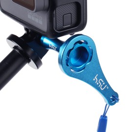 HSU 3pcs Aluminum ThumbScrew Set + Wrench for GoPro Hero 13/12/11/10/9/8/7/6/5/4/3+/3/GoPro Max (Blue)