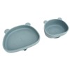Baby Suction Plates Panda Shaped Powerful Suction Silicone Kid Suction