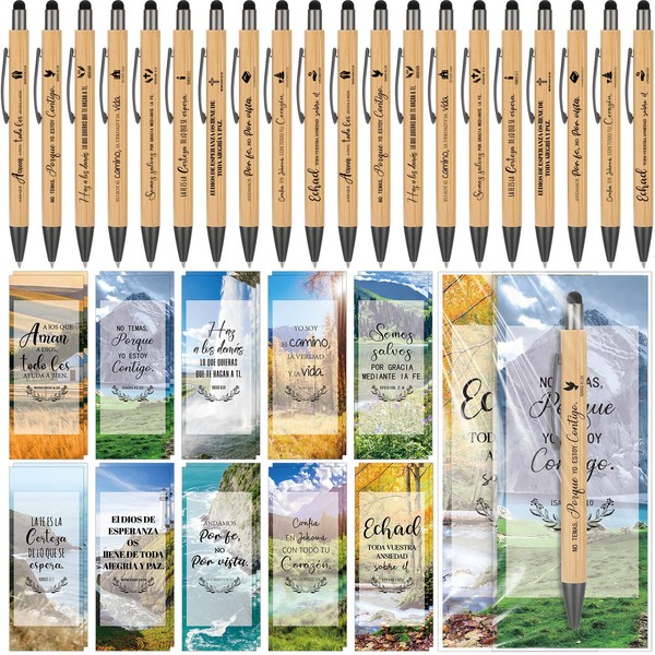 Sayglossy 20 Set Spanish Christian Gift for Women Bulk Bible