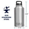 YETI Rambler 64 oz Bottle, Vacuum Insulated, Leakproof, Stainless Steel