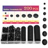 Fohirey Cable Grommet Rubber 7 Sizes, Set Rubber Plugs, Round