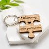 'Mummy I Love You To Pieces' Keyring, New Mum Key