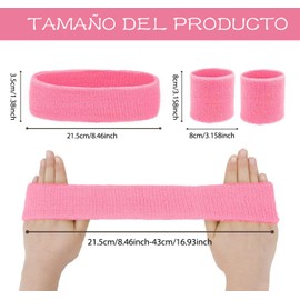 NELAPARO Cinta Deportiva para la Cabeza, Cinta Deportiva para el Sudor, Cinta elástica de Secado rápido para Correr, Ciclismo, Yoga, fútbol, Baloncesto y Otros Deportes 3 Packs…
