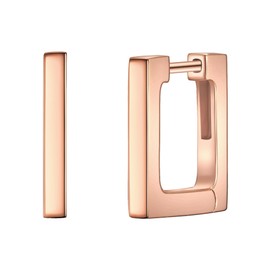 Glanzstücke München Women's Creole Earrings 925 Sterling Silver, Silver