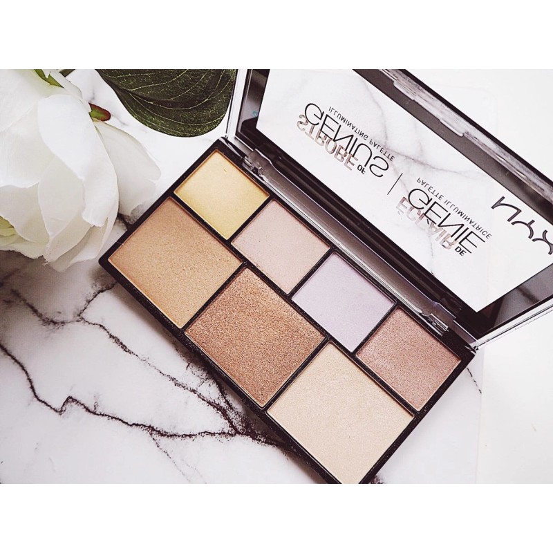 NYX STROBE OF GENIUS ILLUMINATING PALETTE HIGHLIGHTERS PALETTE