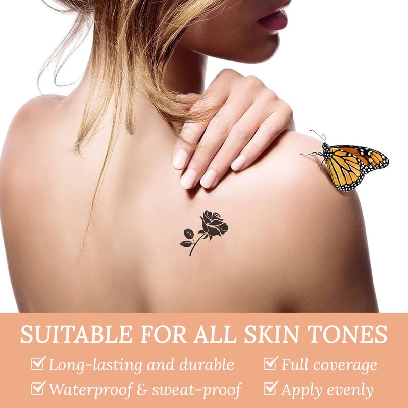 Tattoo Cover Up Makeup - Body Coverage Perfector Waterproof -