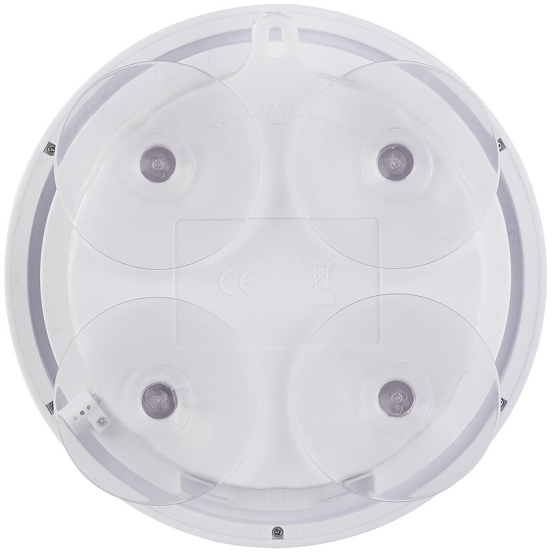 St. Leonhard Radio Wall Clock: Bathroom Radio Wall Clock with