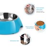 Petvillage Dog Bowls Double Dog Bowls and Food Bowls,Includes Small