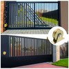 PATIKIL 3" V-Groove Wheel, 2 Pcs V-Type Sliding Gate Casters