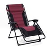 Backyard Expressions Deluxe XL Padded Recliner Chair – Ergonomic Anti-Gravity