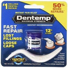 DENTEMP Maximum Strength Dental Repair 2.2 g (Pack of 5)