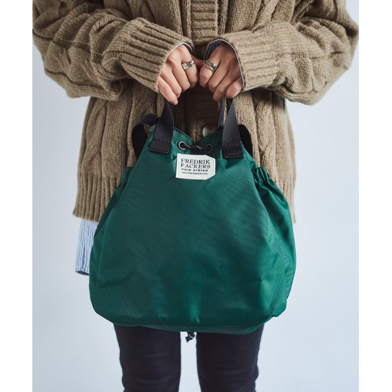 Fredrick Packers BLOOM SHOULDER NYLON 2-Way Tote Bag, Plain, Available
