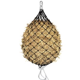 MIYABALA Hay Net for Horses,36 Inch Length Slow Feed Hay Net, Premium PE Material Hay Bags for Horses Goats Sheep, Easy to Hang with Steel Quick Links