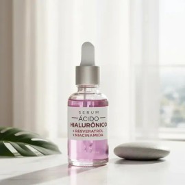 Serum Ácido Hialurónico Niacinamida Resveratrol 30ml Momento de aplicación Noche Tipo de piel Todo tipo de piel