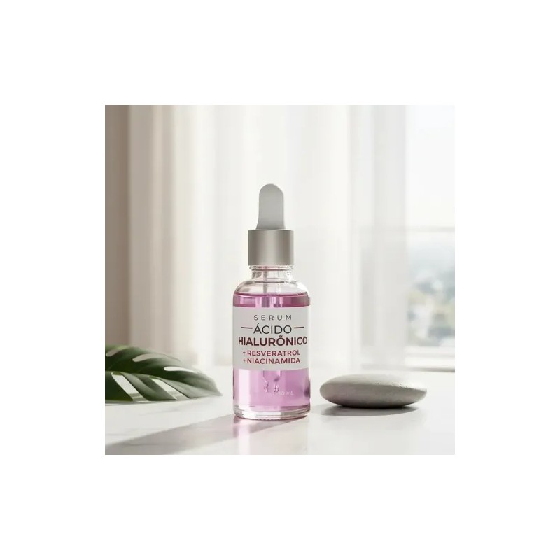 Serum Ácido Hialurónico Niacinamida Resveratrol 30ml Momento de aplicación Noche