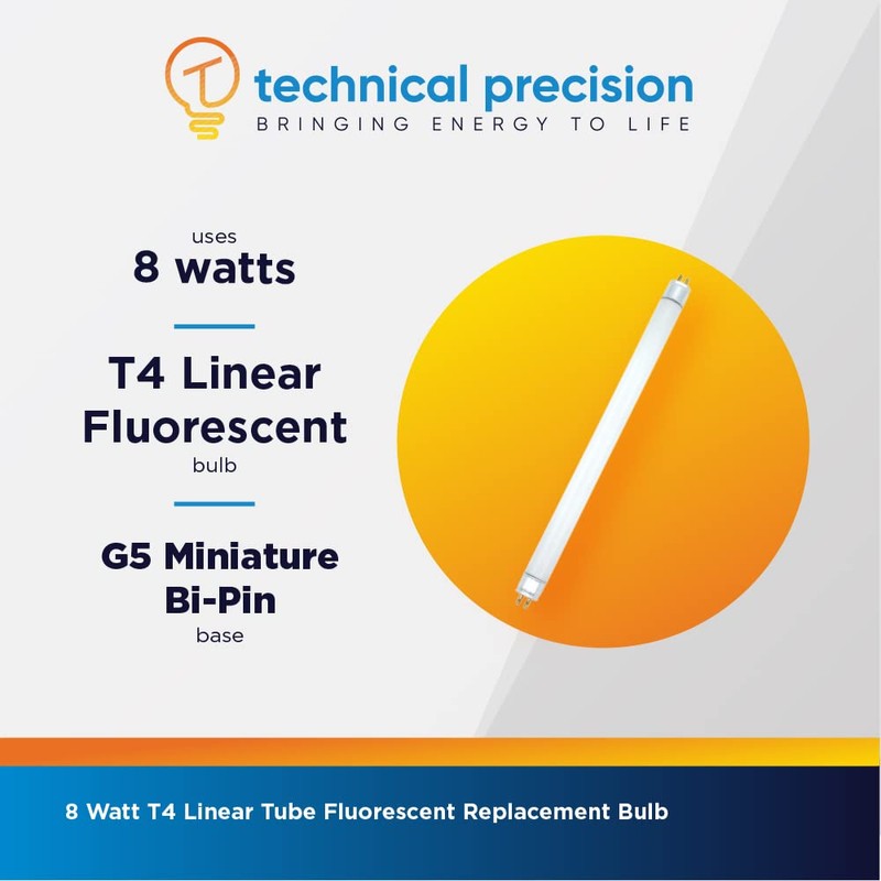 Technical Precision 8W T4 Replacement for Furnlite Fc-962 Light Bulb