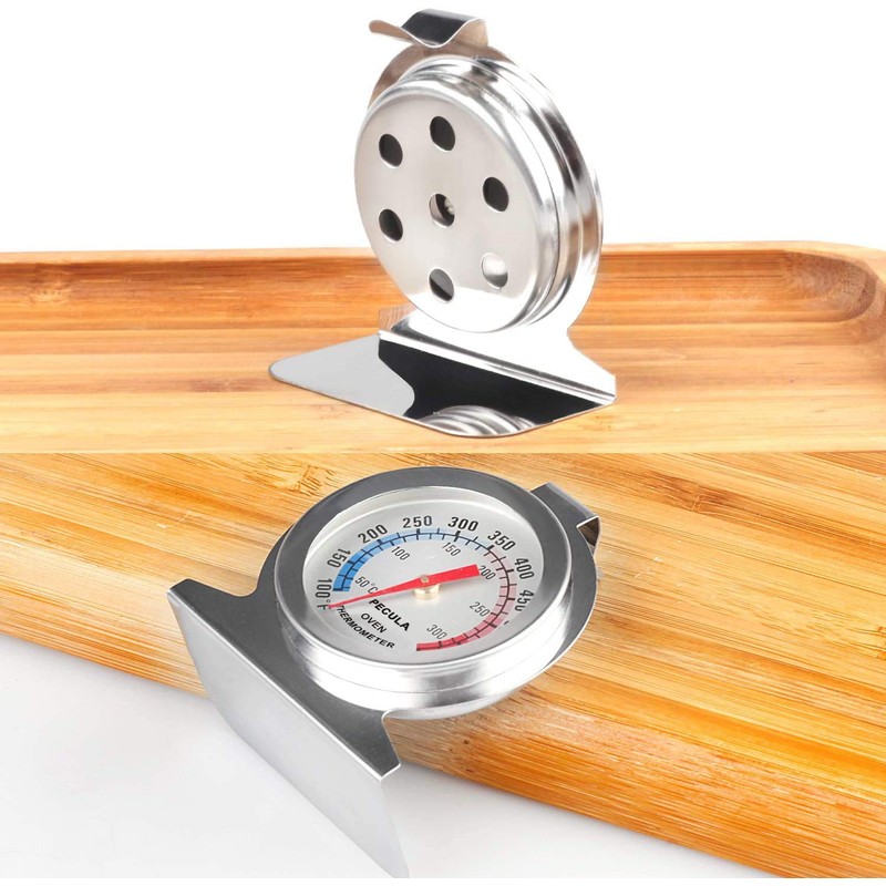 Oven Thermometer 50-300°C/100-600°F, Oven Grill Fry Chef Smoker Thermometer Instant