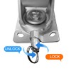 NINOSO Position Swivel Lock for 2" Wide Casters (2 pcs)