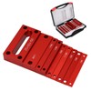 Jectse Height Gauge Blocks, 9PCS Aluminum Alloy Setup Bars Table