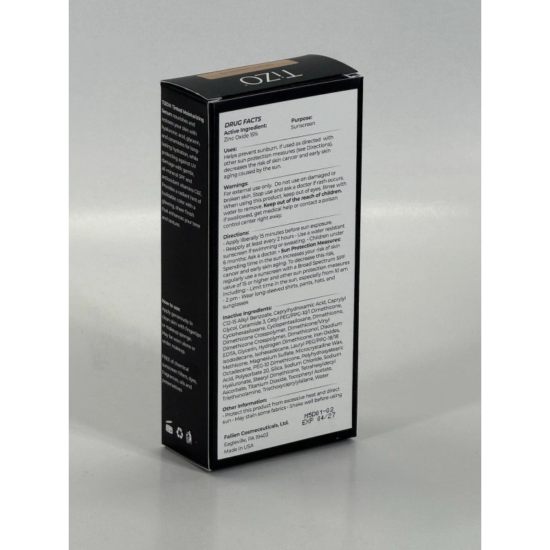 TiZO Tinted Moisturizing Serum SPF 30 Sunscreen | Light-Medium |