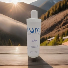Pure NEW Pure Formula Hand Sanitizer Aloe Kills 99.9% of most common germs.