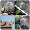 4 Pack Gutter Guards Mesh Aluminum Covers Down Pipe Protectors