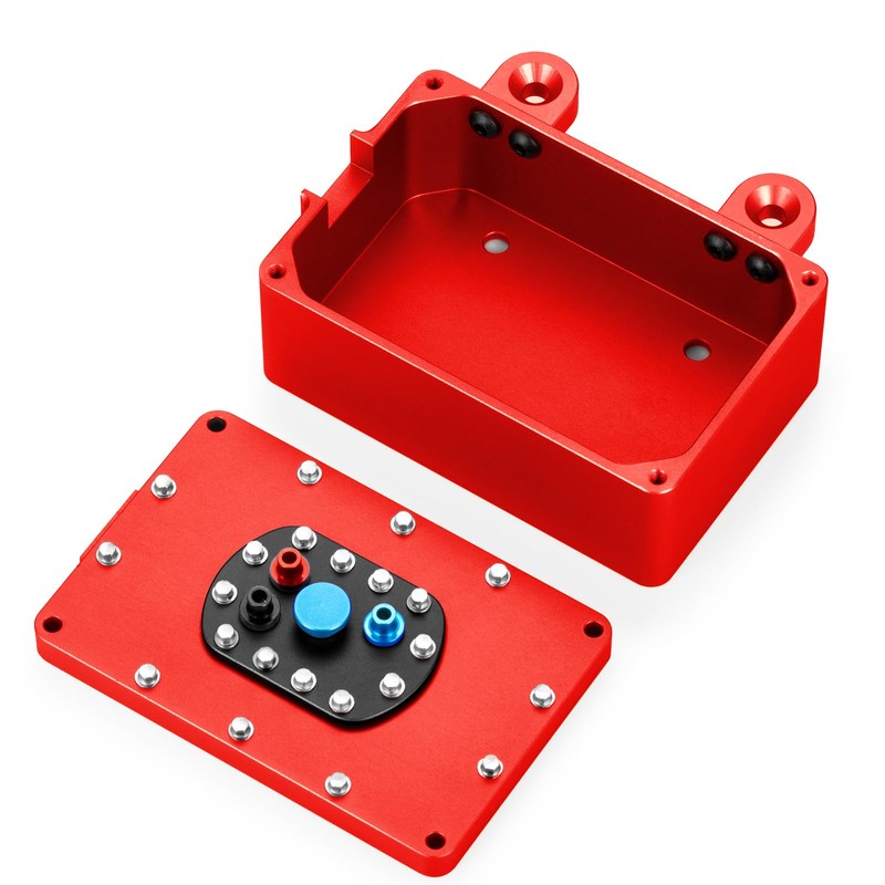 JGGZONE 1/10 RC Crawler Receiver Box CNC Aluminum Fuel Cell