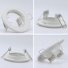 COOINJOY 10x Modern GU10 Downlights for Ceiling, Round Matt White