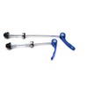 Multi colour bicycle quick release skewer set, front and rear,
