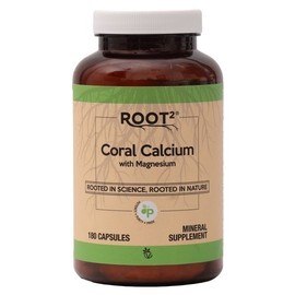 비타코스트-루트2 코랄 칼슘 (마그네슘 함유) -- 1회 제공량당 2000mg - 180캡슐 Vitacost - Root2 Coral Calcium (with Magnesium) -- 2000mg per serving - 180 capsules