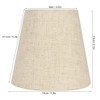 6Pcs Chandelier Lamp Shades, Modern E14 Clip On Natural Burlap