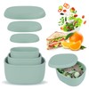 Anatole Silicone Food Storage Containers Set of 3 Lunch Box