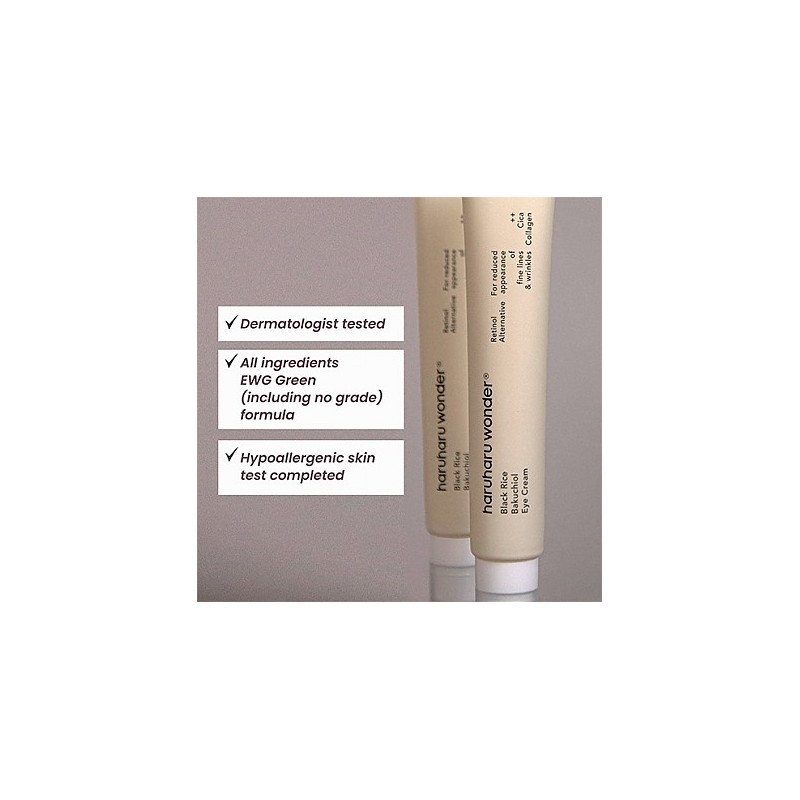 haruharu wonder [haruharu wonder]Black Rice Bakuchiol Eye Cream 20ml