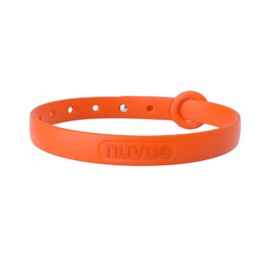 Nuvuq Comfortable, Soft and Light Cat Collar with Breakaway Snap Button (Tangerine Orange)