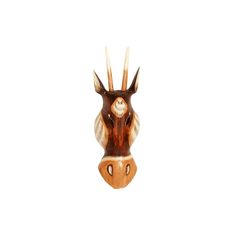 Antelope Mask 30 CM Wooden Mask Bali made from Set