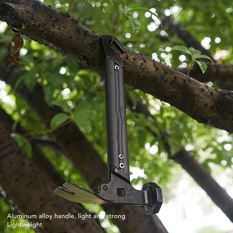 Camping Hammer Stainless Steel Head Multifunction Lightweight Ground Nail Hammer