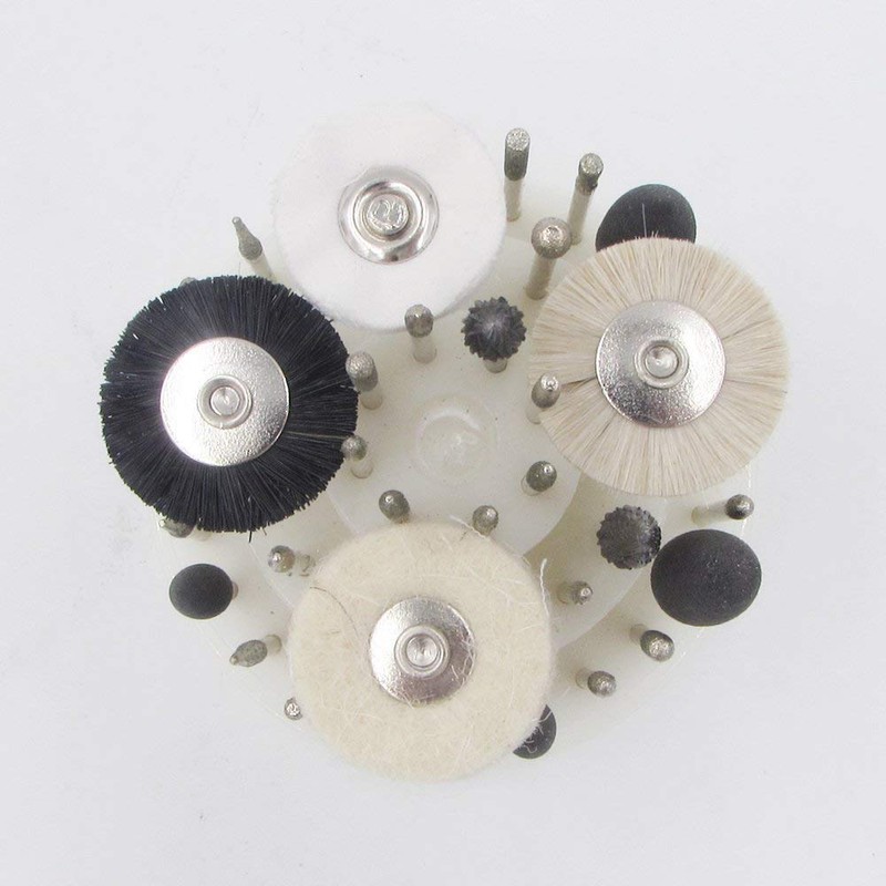 40PCS Low Speed Drill Bit Micro Polishing Wheel 2.35mm Shank